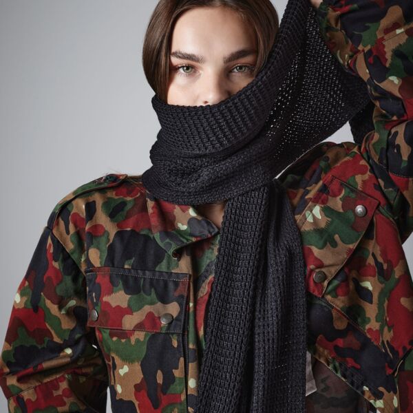 Classic Waffle Knit Scarf Thumbnail